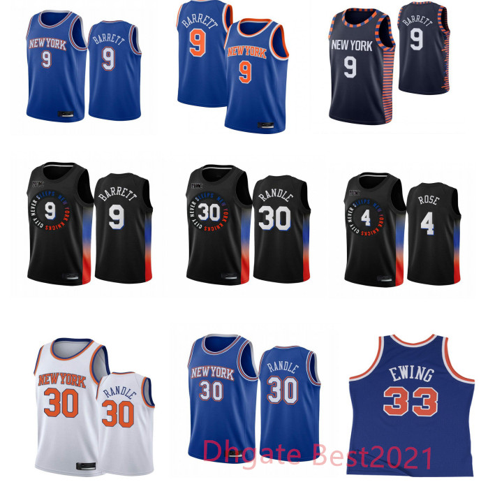 RJ 9 Barrett Patrick 33 Ewing Julius 30 Randle Derrick 4 Rose Mens Basketball Jerseys White Blue All stitched Size S-XXL, Black;red
RJ 9 Barrett Patrick 33 Ewing Julius 30 Randle Derrick 4 Rose Mens Basketball Jerseys White Blue All stitched Size S-XXL, Black;red