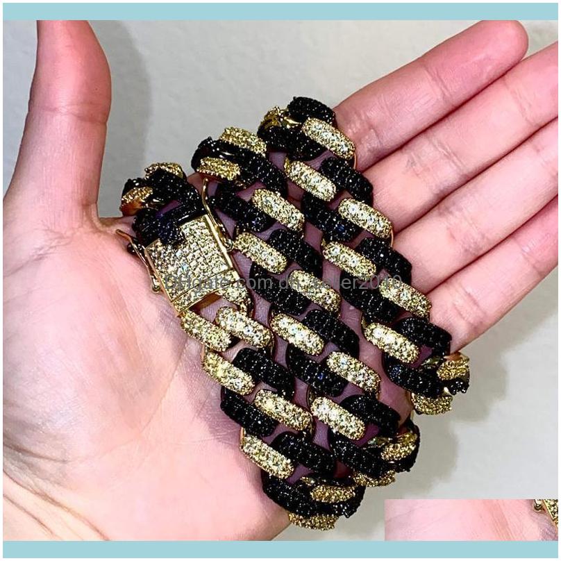 Necklaces & Pendants Jewelryiced Out Bling Hip Hop Men Boy Jewelry Two Tone Black Gold Yellow Color Cz 15Mm Cuban Necklace Cool Chokers Drop
Necklaces & Pendants Jewelryiced Out Bling Hip Hop Men Boy Jewelry Two Tone Black Gold Yellow Color Cz 15Mm Cuban Necklace Cool Chokers Drop