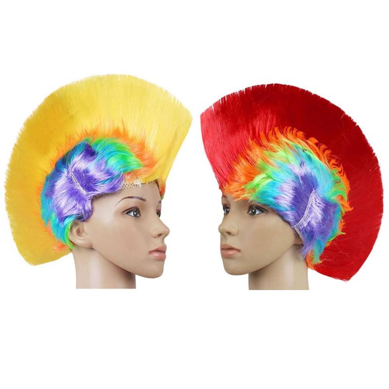 Party Hats Dress Up Fluffy Hair Punk Rainbow Red And Yellow Wigs For Costume Colorful Halloween
Party Hats Dress Up Fluffy Hair Punk Rainbow Red And Yellow Wigs For Costume Colorful Halloween