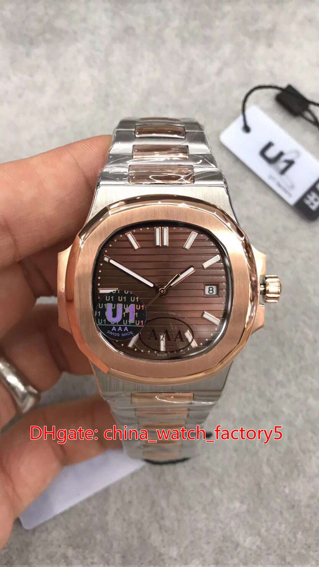 U1 Factory Top Quality Watches Classic 40mm 5711 Sapphire 18k Gold Steel Asia 2813 Movement Transparent Mechanical Automatic Mens Watch Men's Wristwatches
U1 Factory Top Quality Watches Classic 40mm 5711 Sapphire 18k Gold Steel Asia 2813 Movement Transparent Mechanical Automatic Mens Watch Men's Wristwatches