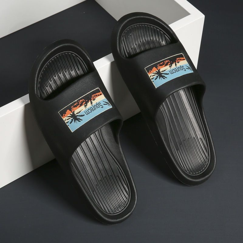 Summer Men's Slipper EVA Soft Soled Indoor Quiet Comfortable Non-Slip Outdoor Beach Sandals Special Price