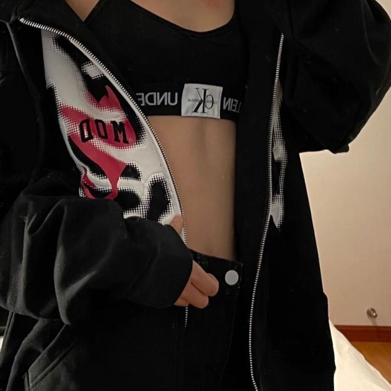 Women' Jackets Zip-up Y2K Harajuku Korean Style Loose Skull Print Goth Grunge Long-sleeved Hooded Coat Solid Color Retro Shirt Student Girl, 563465
Women' Jackets Zip-up Y2K Harajuku Korean Style Loose Skull Print Goth Grunge Long-sleeved Hooded Coat Solid Color Retro Shirt Student Girl, 563465