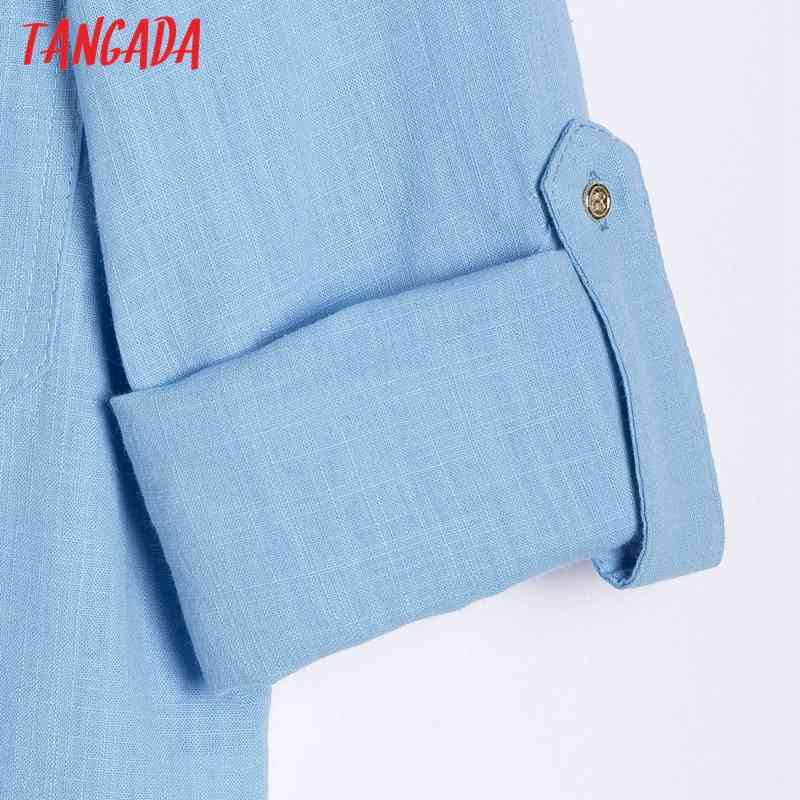 Women Basic Solid Cotton Blouse Long Sleeve Chic Female Office Lady Shirt Blusas Femininas 6H5 210416