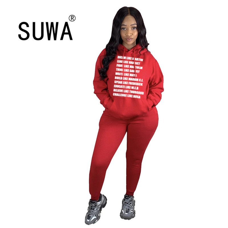 Joggers Casual 2 Pieces Outfits For Women Matching Sets Letter Printed Hoodies Sweatshirt Baggy Pants Winter Wholesale 210525, Green
Joggers Casual 2 Pieces Outfits For Women Matching Sets Letter Printed Hoodies Sweatshirt Baggy Pants Winter Wholesale 210525, Green