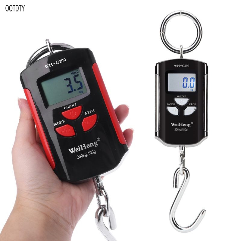 200kg 100g Mini Heavy Duty Electronic Digital Stainless Steel Hook Scale Fish Hanging Crane Scale LCD Loop Weight Balance
200kg 100g Mini Heavy Duty Electronic Digital Stainless Steel Hook Scale Fish Hanging Crane Scale LCD Loop Weight Balance