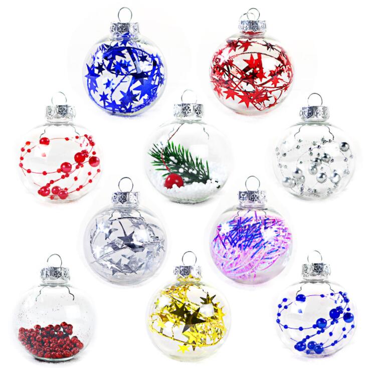 Xmas decorations 6cmPET high transparent plastic Christmas ball party creative hollow hanging balls ornaments Parties Supplies
Xmas decorations 6cmPET high transparent plastic Christmas ball party creative hollow hanging balls ornaments Parties Supplies
