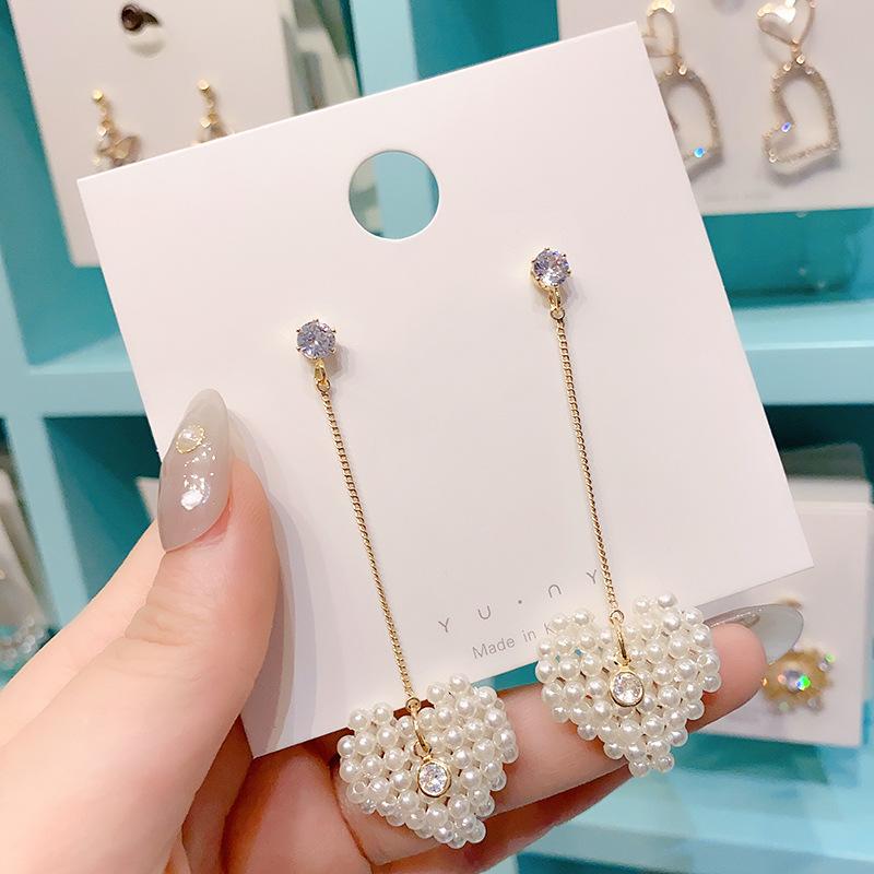 Fund Is Contracted Fashionable Design Feels Pearl Earring Long Money Temperament Web Celebrity Love Eardrop Stud
Fund Is Contracted Fashionable Design Feels Pearl Earring Long Money Temperament Web Celebrity Love Eardrop Stud