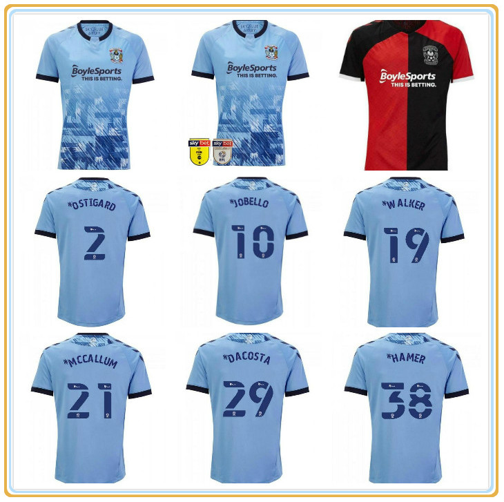 20 21 Coventry City SOCCER Jerseys JOBELLO Godden OSTIGARD WALKER DA COSTA HAMER Home Blue FOOTBALL ShirtS THAILAND MEN Uniforms S-4XL, Black;yellow
20 21 Coventry City SOCCER Jerseys JOBELLO Godden OSTIGARD WALKER DA COSTA HAMER Home Blue FOOTBALL ShirtS THAILAND MEN Uniforms S-4XL, Black;yellow