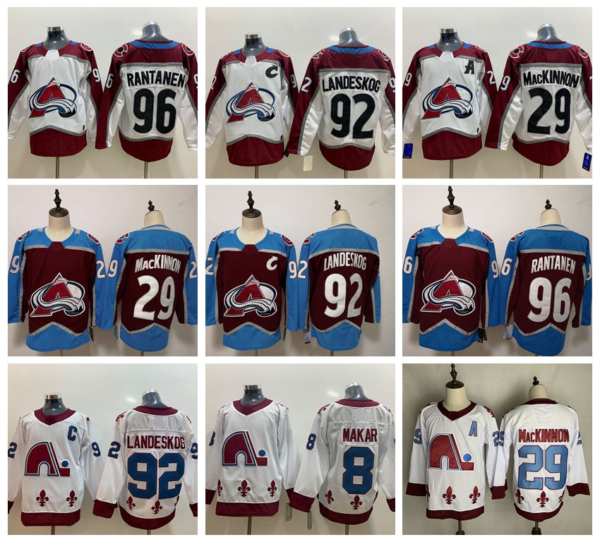 Colorado Avalanche Hockey Jerseys 8 Makar 19 Sakic 21 Forsberg 29 Nathan MacKinnon 96 Mikko Rantanen 92 Gabriel Landeskog, Black;red
Colorado Avalanche Hockey Jerseys 8 Makar 19 Sakic 21 Forsberg 29 Nathan MacKinnon 96 Mikko Rantanen 92 Gabriel Landeskog, Black;red