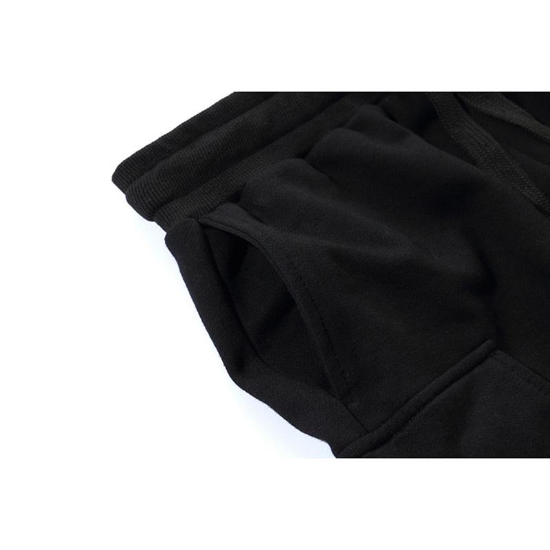 Men's Pants Men Work Combat Cargo With Pockets Buckle Straps Techwear Trousers MUG88