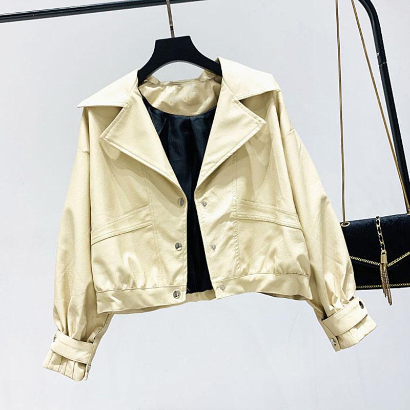 Women's Leather & Faux Short PU Jacket Women Autumn Streetwear Motorcycle Biker Loose Oversized Casual Coat Veste Femme, Yellow
Women's Leather & Faux Short PU Jacket Women Autumn Streetwear Motorcycle Biker Loose Oversized Casual Coat Veste Femme, Yellow