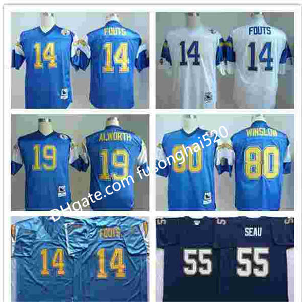 2021 Vintage NCAA Men #14 Dan Fouts #19 Lance Alworth #80 Kellen Winslow 55 Junior Seau Light Blue White Stitched College Football Jerseys, Black
2021 Vintage NCAA Men #14 Dan Fouts #19 Lance Alworth #80 Kellen Winslow 55 Junior Seau Light Blue White Stitched College Football Jerseys, Black