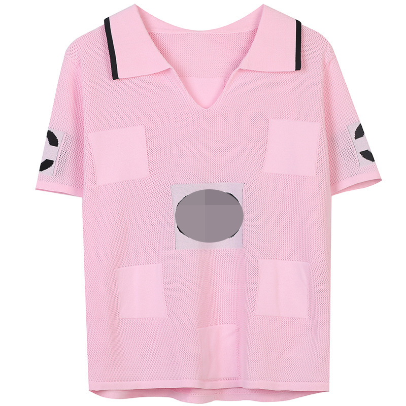 323 2021 Brand Same Style Sweaters Short Sleeve Lapel Neck Black White Pink Women Clothing Yl, White;black
323 2021 Brand Same Style Sweaters Short Sleeve Lapel Neck Black White Pink Women Clothing Yl, White;black