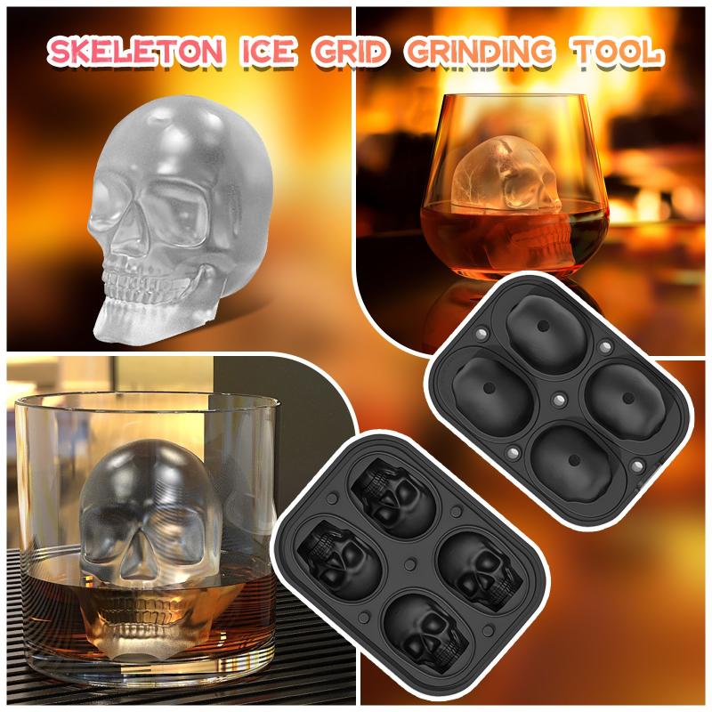 Creative Silicone XL 4 Whiskey Puck Mold Ice Making Box Heladera Para Hacer Helados Moule Glace Baking Moulds