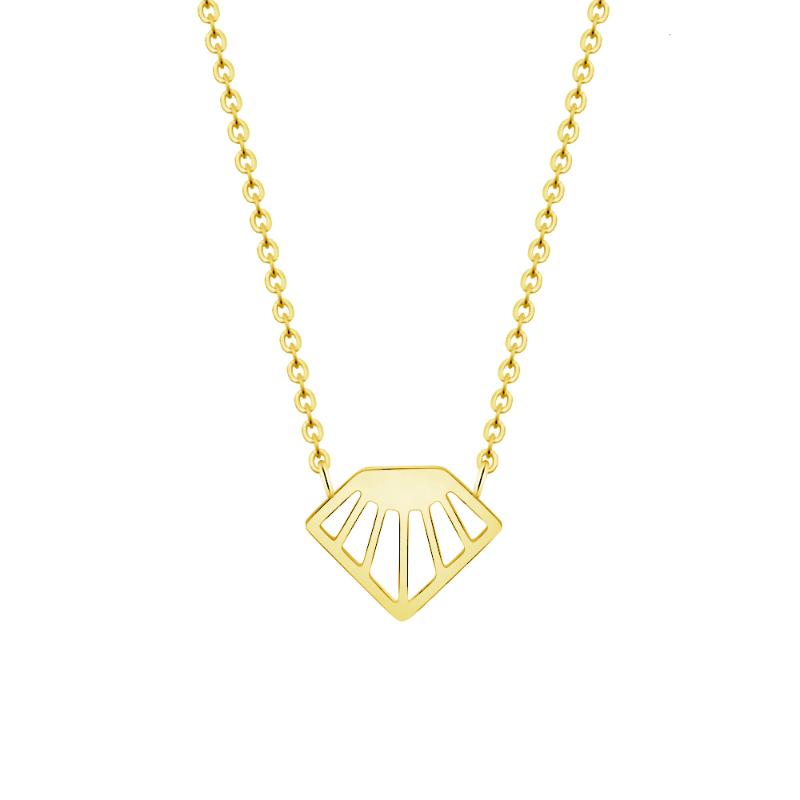 Pendant Necklaces Boho Stainless Steel Ketting Fan Choker Necklace Jewelry Gold Color Geometric Cone Collier Femme
Pendant Necklaces Boho Stainless Steel Ketting Fan Choker Necklace Jewelry Gold Color Geometric Cone Collier Femme