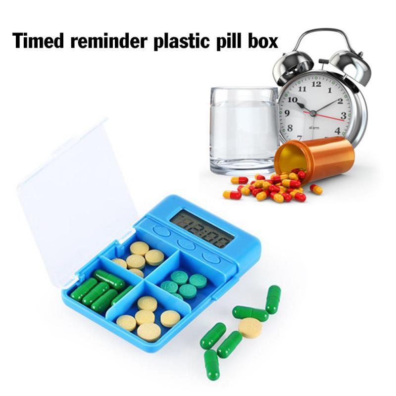 Multifunction Container Intelligent Plastic Storage Box 4 Grid Alarm Electronic Timing Reminder Boxes TSLM1 Bottles & Jars
Multifunction Container Intelligent Plastic Storage Box 4 Grid Alarm Electronic Timing Reminder Boxes TSLM1 Bottles & Jars