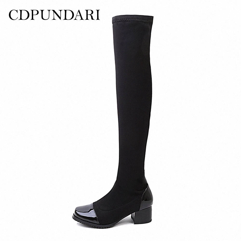 CDPUNDARI Stretch Fabric Over The Knee Boots Women Thigh High Boots Winter Shoes Woman Botas Mujer Bottine Femme Womens Shoes Hiking Boots F, Black
CDPUNDARI Stretch Fabric Over The Knee Boots Women Thigh High Boots Winter Shoes Woman Botas Mujer Bottine Femme Womens Shoes Hiking Boots F, Black