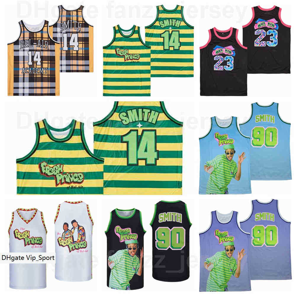 14 The Fresh Prince of Bel-Air Academy 90 Will Smith Movie Jersey 23 Bel Air Basketball Hip Hop Breathable Team Black Blue Purple White, Yellow
14 The Fresh Prince of Bel-Air Academy 90 Will Smith Movie Jersey 23 Bel Air Basketball Hip Hop Breathable Team Black Blue Purple White, Yellow
