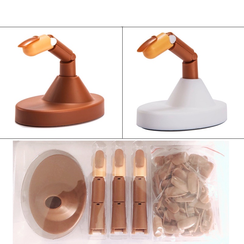 Nail Practice Finger Model with Bottom Base 100pcs False Nails 3Pcs Training Hand Wholesale Manicure Tools for Beauty Salon
Nail Practice Finger Model with Bottom Base 100pcs False Nails 3Pcs Training Hand Wholesale Manicure Tools for Beauty Salon