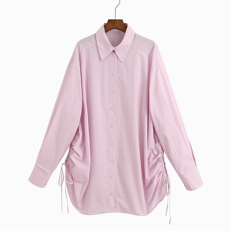 Oversized Women Shirt Autumn Fashion Pink Color Full Sleeve Blouse High Quality Cotton Modern Lady Plus Size Shirts 210602
Oversized Women Shirt Autumn Fashion Pink Color Full Sleeve Blouse High Quality Cotton Modern Lady Plus Size Shirts 210602
