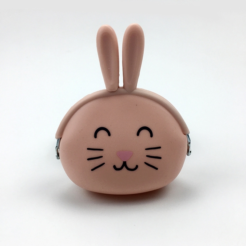 Japan and South Korea Trendy cartoon silicone zero wallet Cute Mini rabbit buckle girl portable key bag, Red
Japan and South Korea Trendy cartoon silicone zero wallet Cute Mini rabbit buckle girl portable key bag, Red