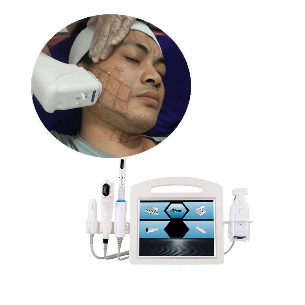 Portable 5 in 1 4D HIFU Vmax Tightening Face Lift Machine Face Body Liposonic Machine
Portable 5 in 1 4D HIFU Vmax Tightening Face Lift Machine Face Body Liposonic Machine