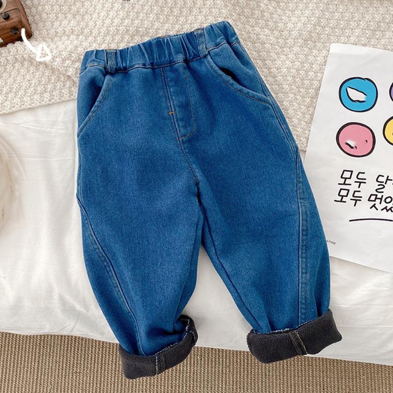 Jeans Winter Pants For Baby Boys Plus Velvet Blue Kids Girls Thick Warm Casual Trousers
Jeans Winter Pants For Baby Boys Plus Velvet Blue Kids Girls Thick Warm Casual Trousers