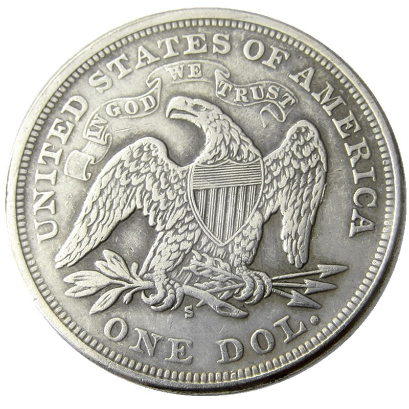US 1870-1873-S Seated Liberty Dollar craft Silver Plated Copy Coins metal dies manufacturing factory Price
US 1870-1873-S Seated Liberty Dollar craft Silver Plated Copy Coins metal dies manufacturing factory Price