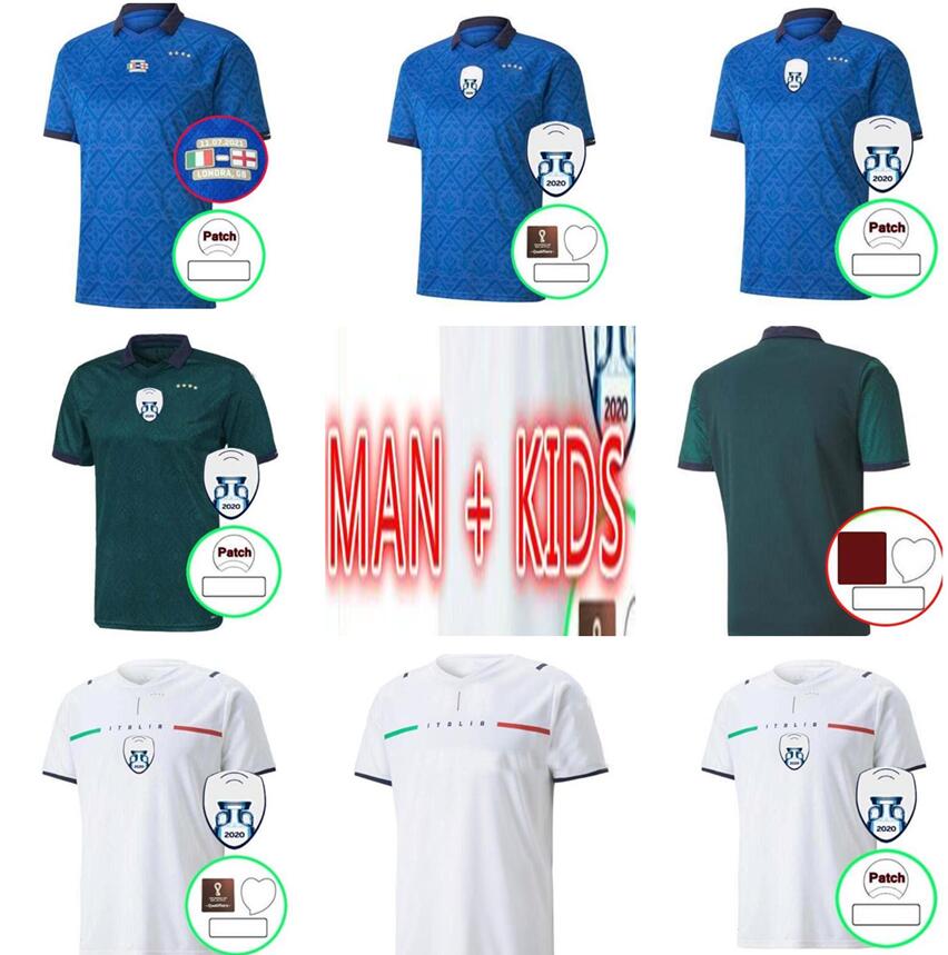 man kids kit 2021 2022 Player version ITALY Soccer Jersey home BARELLA SENSI INSIGNE italia Away White Third CHIELLINI BELOTTI BERNARDESCHI FOOTBALL SHIRTS, Army green
man kids kit 2021 2022 Player version ITALY Soccer Jersey home BARELLA SENSI INSIGNE italia Away White Third CHIELLINI BELOTTI BERNARDESCHI FOOTBALL SHIRTS, Army green
