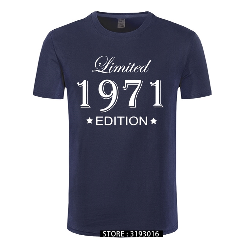 Man Made in 1971 T-shirt Tops Limited Edition 1971 T Shirts Short Sleeve Funny Birthday Tshirts for Men 210707, Red yellow
Man Made in 1971 T-shirt Tops Limited Edition 1971 T Shirts Short Sleeve Funny Birthday Tshirts for Men 210707, Red yellow