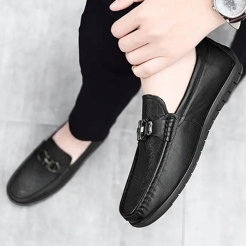 Loafers Casual Business Shoes Solid PU Leather Fat 2021 New Slip on Simplicity Men Shoes Round Toe Fashion Classic Comfortable Concise DH526, Black1
Loafers Casual Business Shoes Solid PU Leather Fat 2021 New Slip on Simplicity Men Shoes Round Toe Fashion Classic Comfortable Concise DH526, Black1