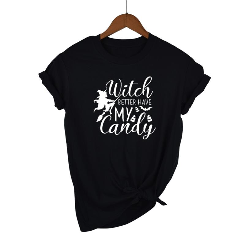 Women's T-Shirt Witch Better Have My Candy T Shirt Christmas Holiday Women Tshirt Cotton Casual Funny Gift For Lady Yong Girl Street Top, Black
Women's T-Shirt Witch Better Have My Candy T Shirt Christmas Holiday Women Tshirt Cotton Casual Funny Gift For Lady Yong Girl Street Top, Black