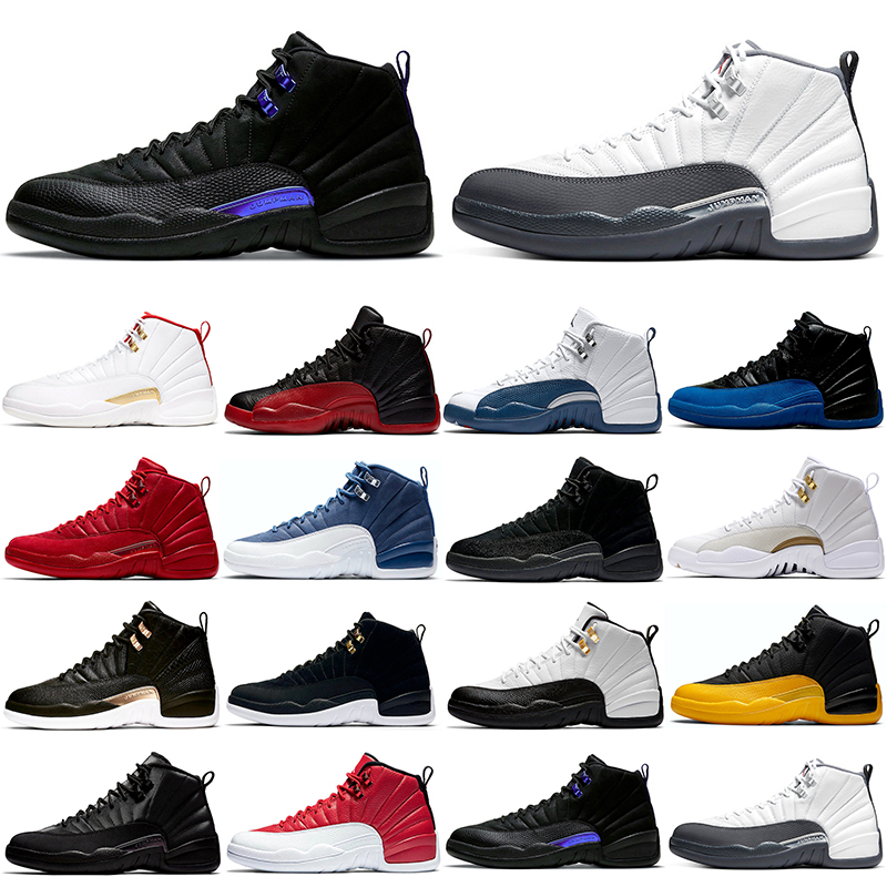 2021 jumpman 12s mens basketball shoes Game Royal Taxi University Gold Indigo FIBA Dark Concord Alternate French Blue Winterized sneakers trainers, Dark grey 
2021 jumpman 12s mens basketball shoes Game Royal Taxi University Gold Indigo FIBA Dark Concord Alternate French Blue Winterized sneakers trainers, Dark grey