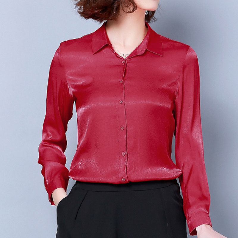 Womens tops and blouses black long sleeve top solid white tops korean fashion women clothes blusas shirts plus size 8104 50 210417