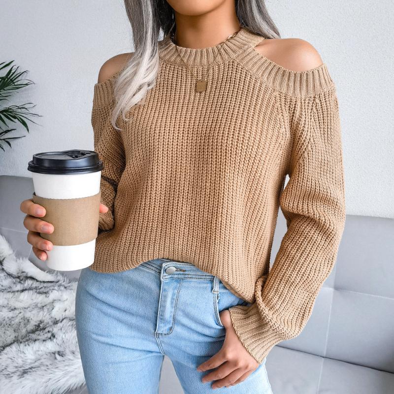 Women's Sweaters Off Shoulder For Women 2021 Fashion Long Sleeve Knitted And Pullovers Womens Clothes Autumn Winter, Gray
Women's Sweaters Off Shoulder For Women 2021 Fashion Long Sleeve Knitted And Pullovers Womens Clothes Autumn Winter, Gray