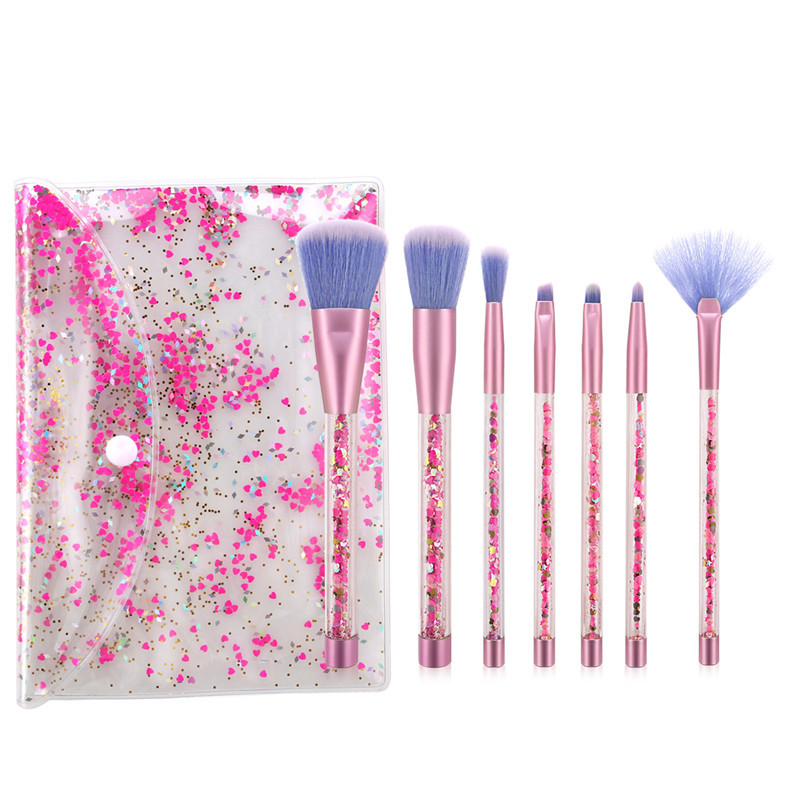 Glitter Diamond Makeup Brushes Set 7pcs Cosmetics Powder Eyeshadow Foundation Make up brush Tool Kit
Glitter Diamond Makeup Brushes Set 7pcs Cosmetics Powder Eyeshadow Foundation Make up brush Tool Kit