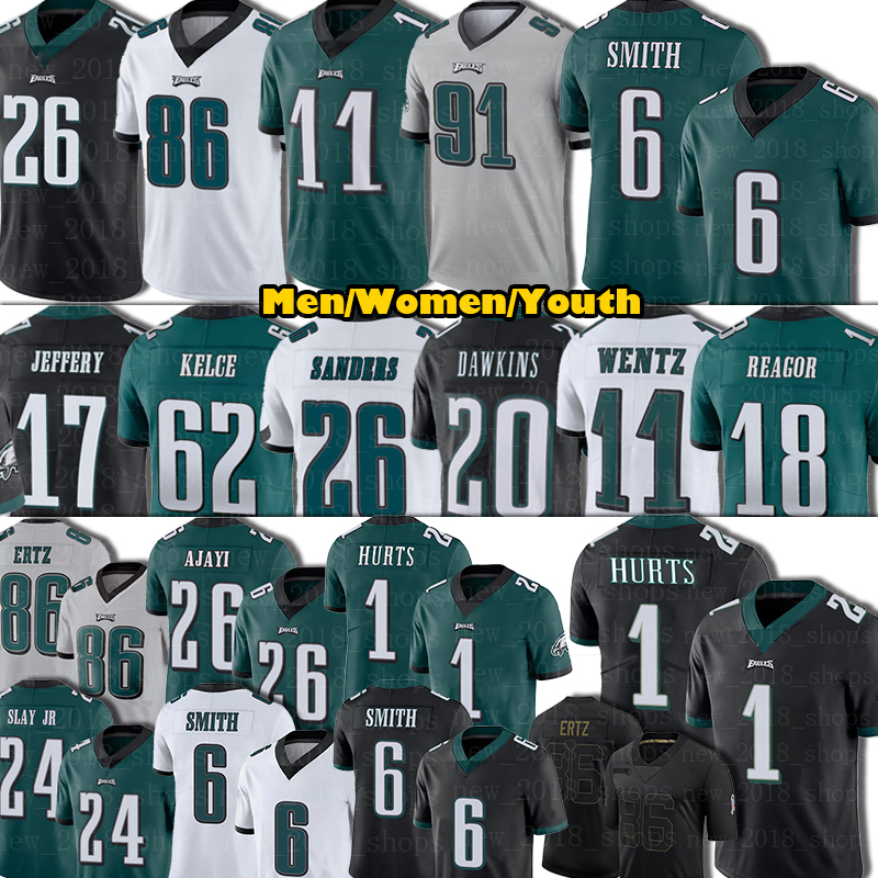 Philadelphia Eagle Jerseys 6 DeVonta Smith Football 1 Jalen Hurts 26 Miles Sanders 91 Fletcher Cox 2 Darius Slay Jr 20 Brian Dawkins 86 Zach Ertz 96 Derek Barnett, Custom women jersey(laoy)
Philadelphia Eagle Jerseys 6 DeVonta Smith Football 1 Jalen Hurts 26 Miles Sanders 91 Fletcher Cox 2 Darius Slay Jr 20 Brian Dawkins 86 Zach Ertz 96 Derek Barnett, Custom women jersey(laoy)