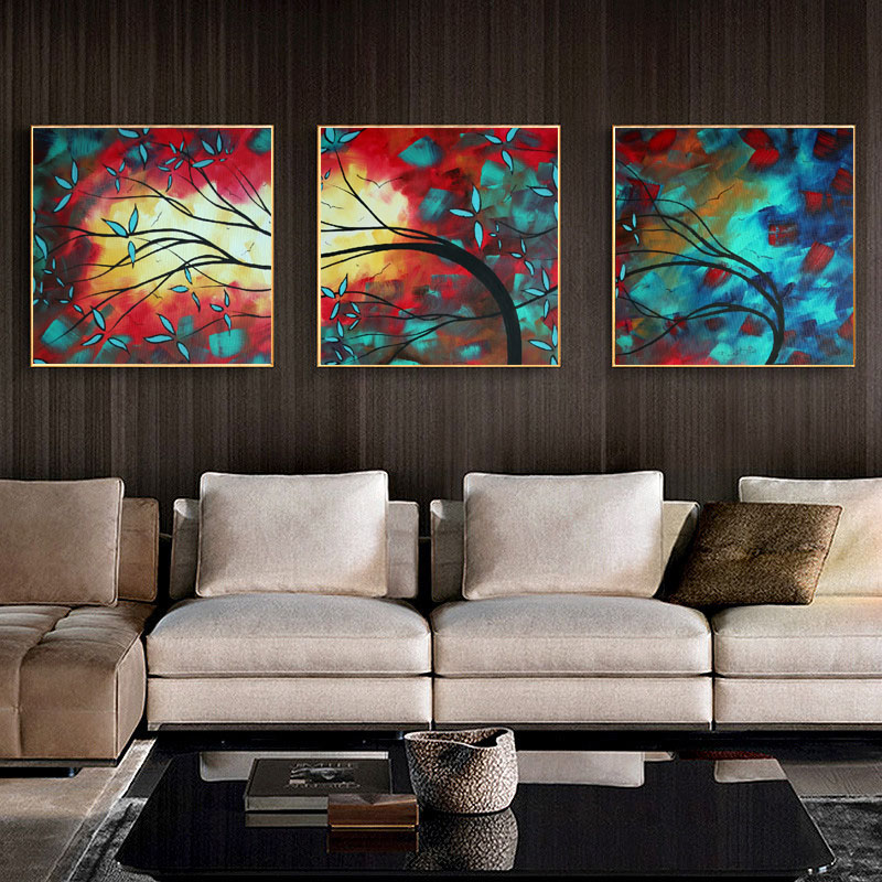 Modern Abstract Tree Poster Wall Art Canvas Painting HD Print For Living Room And Bedroom Decoration Cuadros