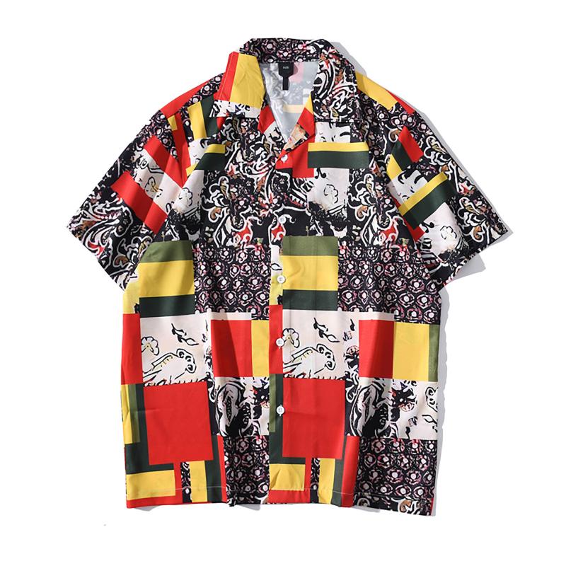 Women's Blouses & Shirts Summer Couple Clothes Beach Tops Leisure Fashion Loose Buttoned Blouse Cardigan Printed Unisex Short Shirt Thin Lig, White
Women's Blouses & Shirts Summer Couple Clothes Beach Tops Leisure Fashion Loose Buttoned Blouse Cardigan Printed Unisex Short Shirt Thin Lig, White