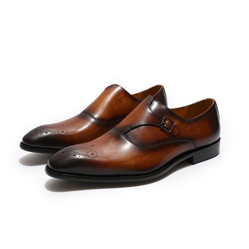 Dress Shoes Men's Leather Loafers Classic Italian Style Brown Handmade Shoe Covers Foot Office Wedding
Dress Shoes Men's Leather Loafers Classic Italian Style Brown Handmade Shoe Covers Foot Office Wedding