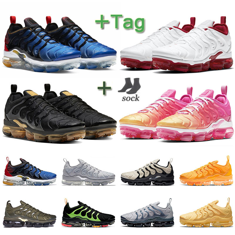 High Quality Man's Woman's TN Plus Running Shoes 2022 Newest Triple White University Red All Black Metallic Gold Cool Sliver Grey Atlanta Cargo Khaki Designer Sneakers, Z17 40-45 usa
High Quality Man's Woman's TN Plus Running Shoes 2022 Newest Triple White University Red All Black Metallic Gold Cool Sliver Grey Atlanta Cargo Khaki Designer Sneakers, Z17 40-45 usa
