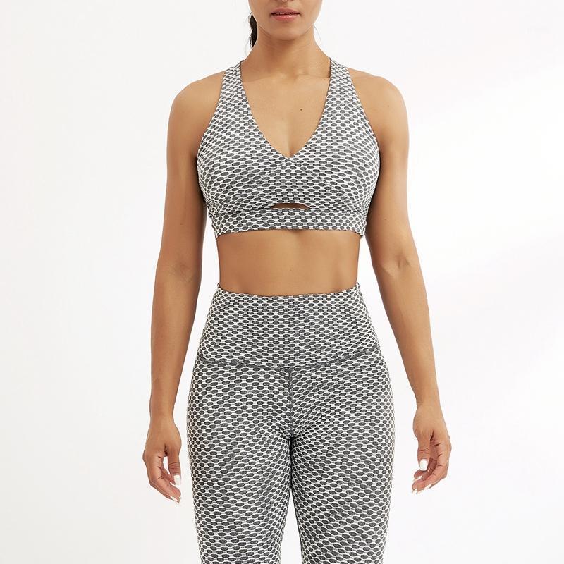 Yoga Outfit Women Set High Stretch Soft Non See Through Training Fitness Legging And Bra, Dark gray
Yoga Outfit Women Set High Stretch Soft Non See Through Training Fitness Legging And Bra, Dark gray