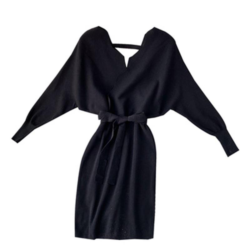 Casual Dresses 2022 Autumn Elegant V Neck Long Sleeve Sashes Bandage Women Dress Fashion Winter Knitted Short Sweater Solid Ladies Office, Black;gray
Casual Dresses 2022 Autumn Elegant V Neck Long Sleeve Sashes Bandage Women Dress Fashion Winter Knitted Short Sweater Solid Ladies Office, Black;gray