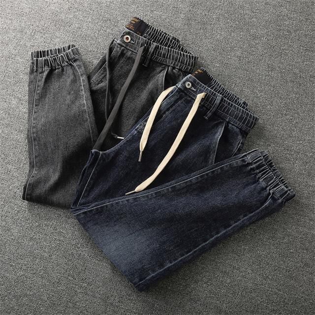 2021 men's pant trousers spring and summer thin self-owned brand loose straight trend leg overalls casual size: s-3xl#13, Black 
2021 men's pant trousers spring and summer thin self-owned brand loose straight trend leg overalls casual size: s-3xl#13, Black