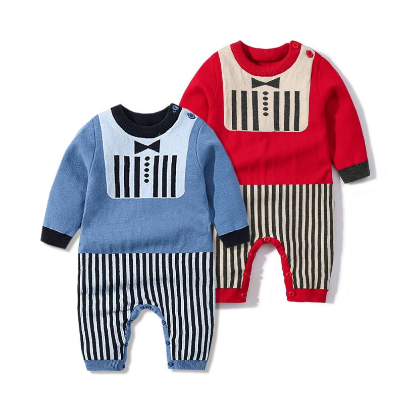 Jumpsuits Baby Boys' Knit Rompers Long Sleeve Knitted Born Clothes Warm Kid's Autumn Clothing Knitting 0-24m Cute Overalls, Blue
Jumpsuits Baby Boys' Knit Rompers Long Sleeve Knitted Born Clothes Warm Kid's Autumn Clothing Knitting 0-24m Cute Overalls, Blue