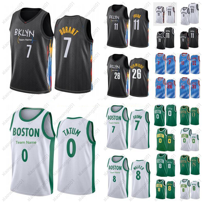 New Season Brooklyn8Boston Kevin 7 Durant Jersey Kyrie 11 Uniform Irving basketball Jason 0 Tatum 7 Brown 8 Walker 2020-21 City Jersey
New Season Brooklyn8Boston Kevin 7 Durant Jersey Kyrie 11 Uniform Irving basketball Jason 0 Tatum 7 Brown 8 Walker 2020-21 City Jersey