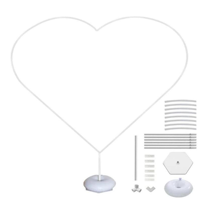 Party Decoration Balloon Stand Kit Heart Shaped Frame Large Love Arch For Parties Weddings Anniversary With Support Rod 5.25f
Party Decoration Balloon Stand Kit Heart Shaped Frame Large Love Arch For Parties Weddings Anniversary With Support Rod 5.25f