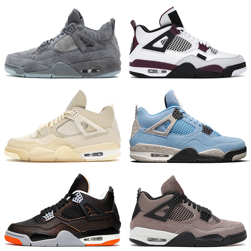 Jumpman 4 4s IV Top Quality Basketball Shoes Taupe Haze Starfish University Blue Mens Womens Kaws Grey Green Metallic Outdoor Sports Trainers Sneakers
Jumpman 4 4s IV Top Quality Basketball Shoes Taupe Haze Starfish University Blue Mens Womens Kaws Grey Green Metallic Outdoor Sports Trainers Sneakers