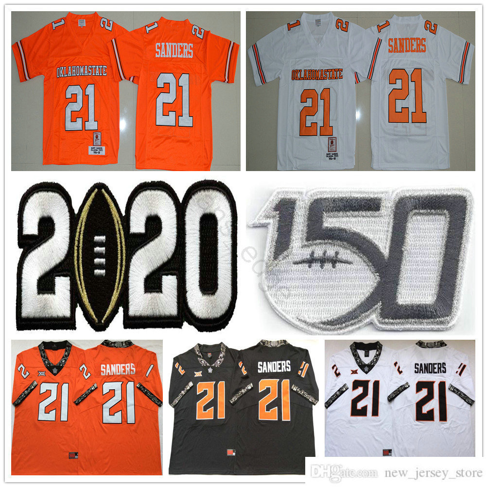 NCAA 150th Oklahoma State Cowboys College Football Wear 21 Barry Sanders Jerseys Home Away Stitched #21 BarrySanders 1986-1988 Retro University, Ivory
NCAA 150th Oklahoma State Cowboys College Football Wear 21 Barry Sanders Jerseys Home Away Stitched #21 BarrySanders 1986-1988 Retro University, Ivory