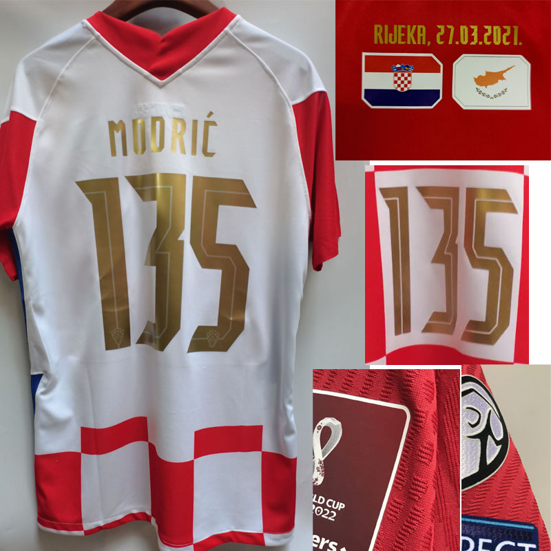American College Luka Modric 135 Caps Jersey With Match Details Fans Version Maillot
American College Luka Modric 135 Caps Jersey With Match Details Fans Version Maillot